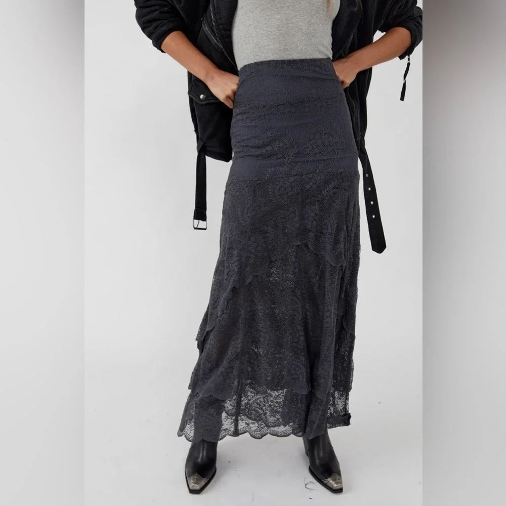 Free People tiers scalloped